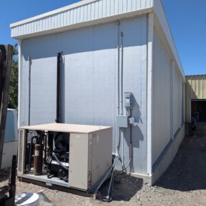12 x 48 x 11.5 Tall Walk-In Freezer. OutDoor. 1-2 fan evap Coil, & 1-3 Fan Evap Coil.