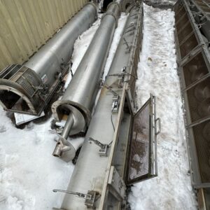 12" x 15' 6" Stainless Steel Screw Conveyors