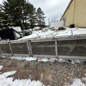 12" x 12' 3.5" Stainless Steel Screw Conveyors